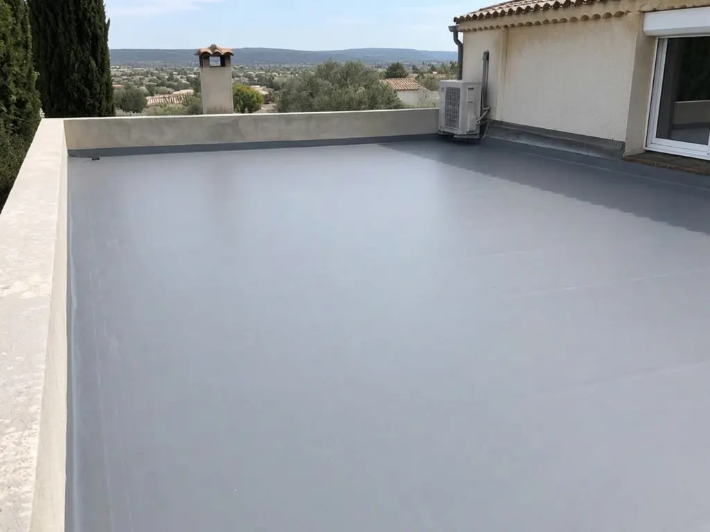 Après travaux : Étanchéité toit terrasse – chantier dans le Gard
