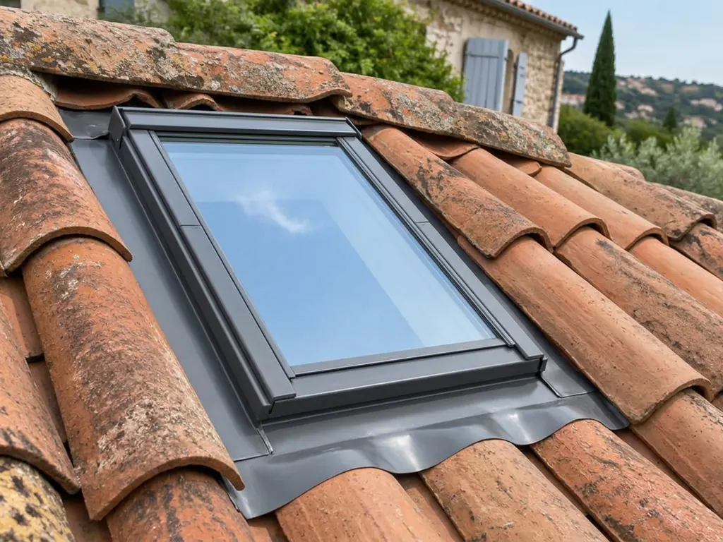 Après travaux : Fenêtre de toit (Velux) – chantier dans le Gard