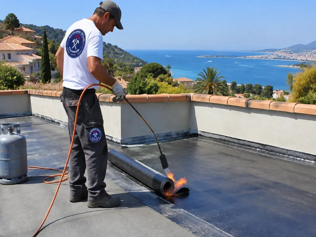 Étanchéité bitume soudé – Saint-Gilles – travaux réalisés par Mathurin Dylan Couvreur